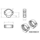 34mm scope rings | short Picatinny QD Ergo base