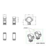 CZ 457 scope rings for dovetail | 30mm