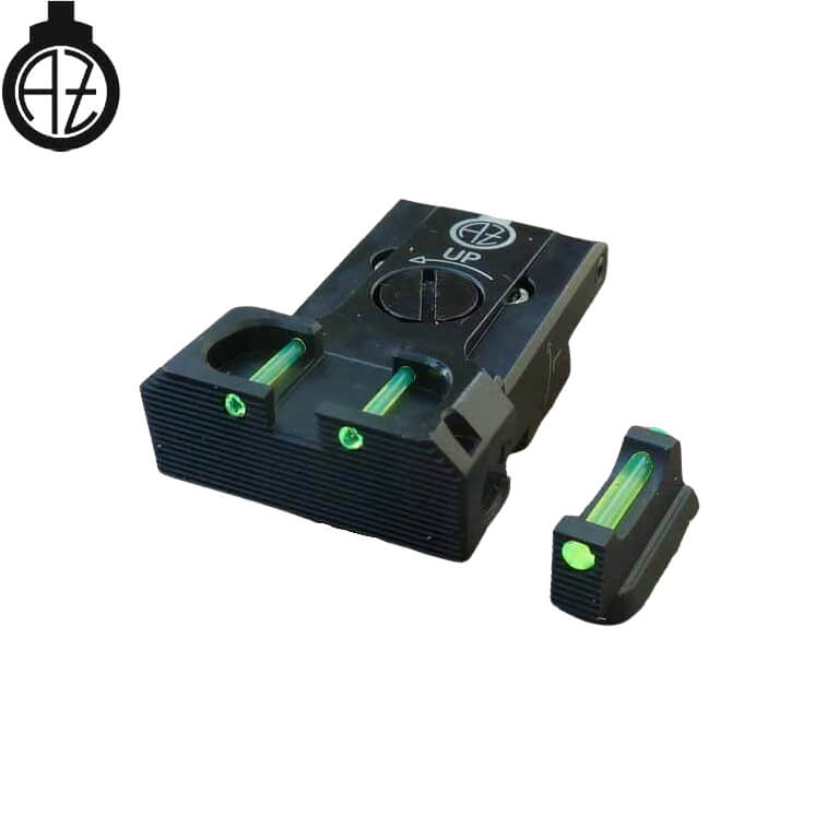 CZ P-10 adjustable sights with fiber optics | type B