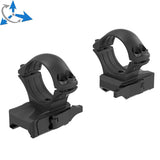 1" scope rings [25,4mm] | two-piece picatinny base with QD levers