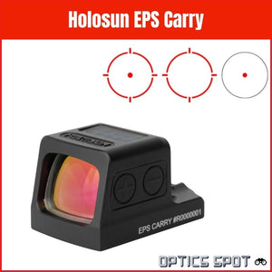 Holosun pistol optics with K-series footprint